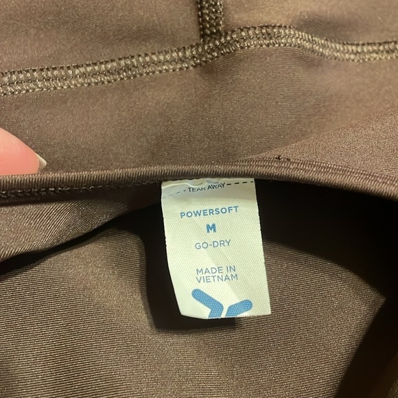 Old navy women’s medium 8 10 bodysuit jumpsuit one piece legging brown powersoft - Picture 7 of 10